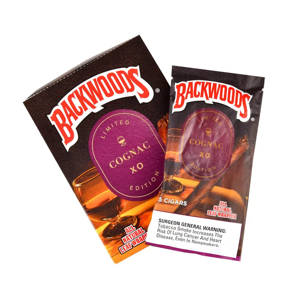 Backwoods Cognac XO Cigars 8 Packs of 5 2 Backwoods Cognac XO Cigars 8 Packs of 5 - pack view 2