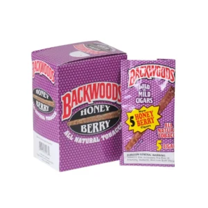 Backwoods Honey Berry Natural Cigars 8 Packs of 5 - pack view 3
