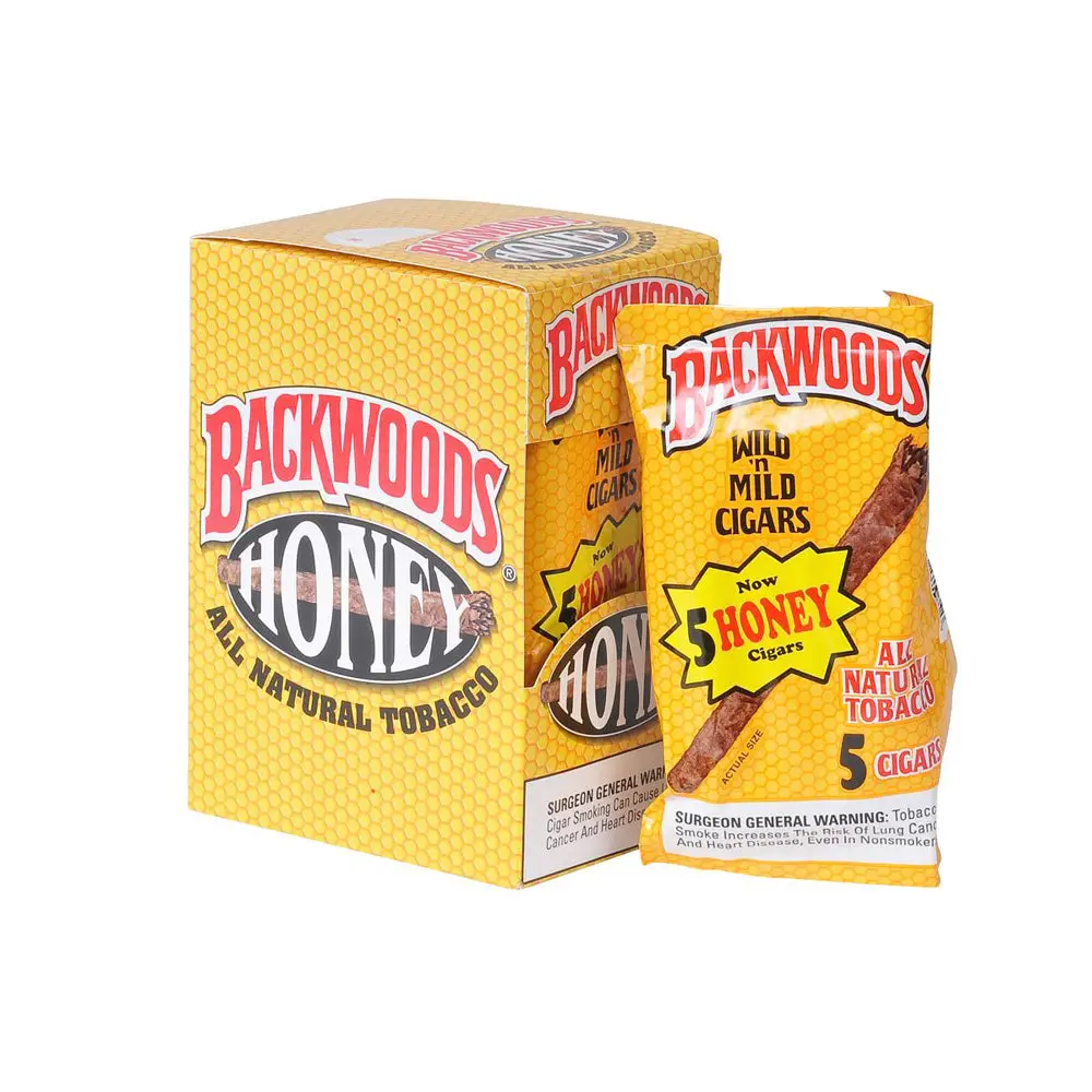 Shop Backwoods cigars - Honey Backwoods 8 packs of 5