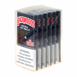 Backwoods Pipe Tobacco Black & Gold 1.5 Oz Pack of 6