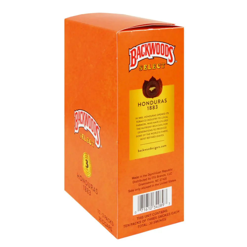 Backwoods Select Honduras 1883 cigars