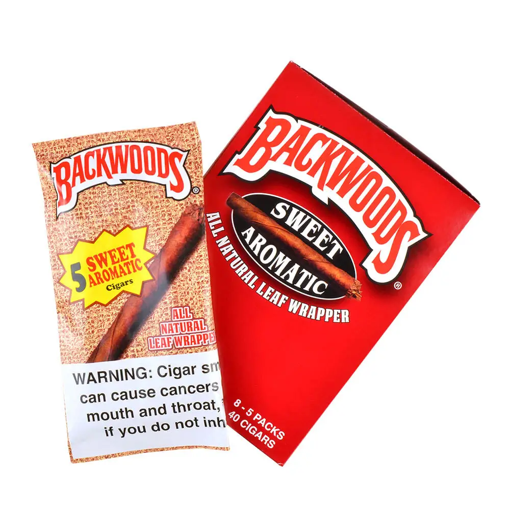 Backwoods Sweet Aromatic Natural Cigars 8 Packs of 5