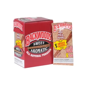 Backwoods Sweet Aromatic Natural Cigars 8 Packs of 5 - pack view 3